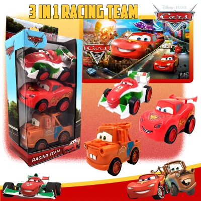 Prestige 3 PCS Pull Back Pixars Car Lightning Mcqueen Toy Car cars toys for kids toy for boys