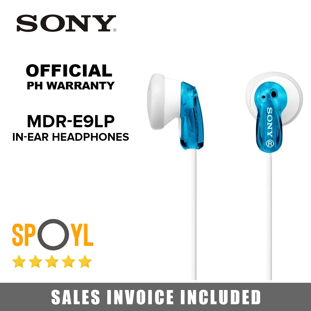 Sony MDR-E9LP / Sony MDR E9LP / Sony MDR Headphones 13.5 Neodymium Magnet  Driver In-Ear Headphones - Spoyl Store | Lazada PH