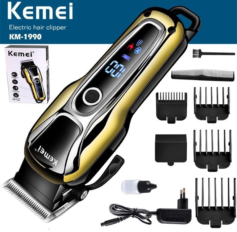 Kemei 1990 Professional Hair Clipper Rechargeable Hair Beard Trimmer  Electric Salon Shaver Powerful Hair Cutting machine | Lazada PH