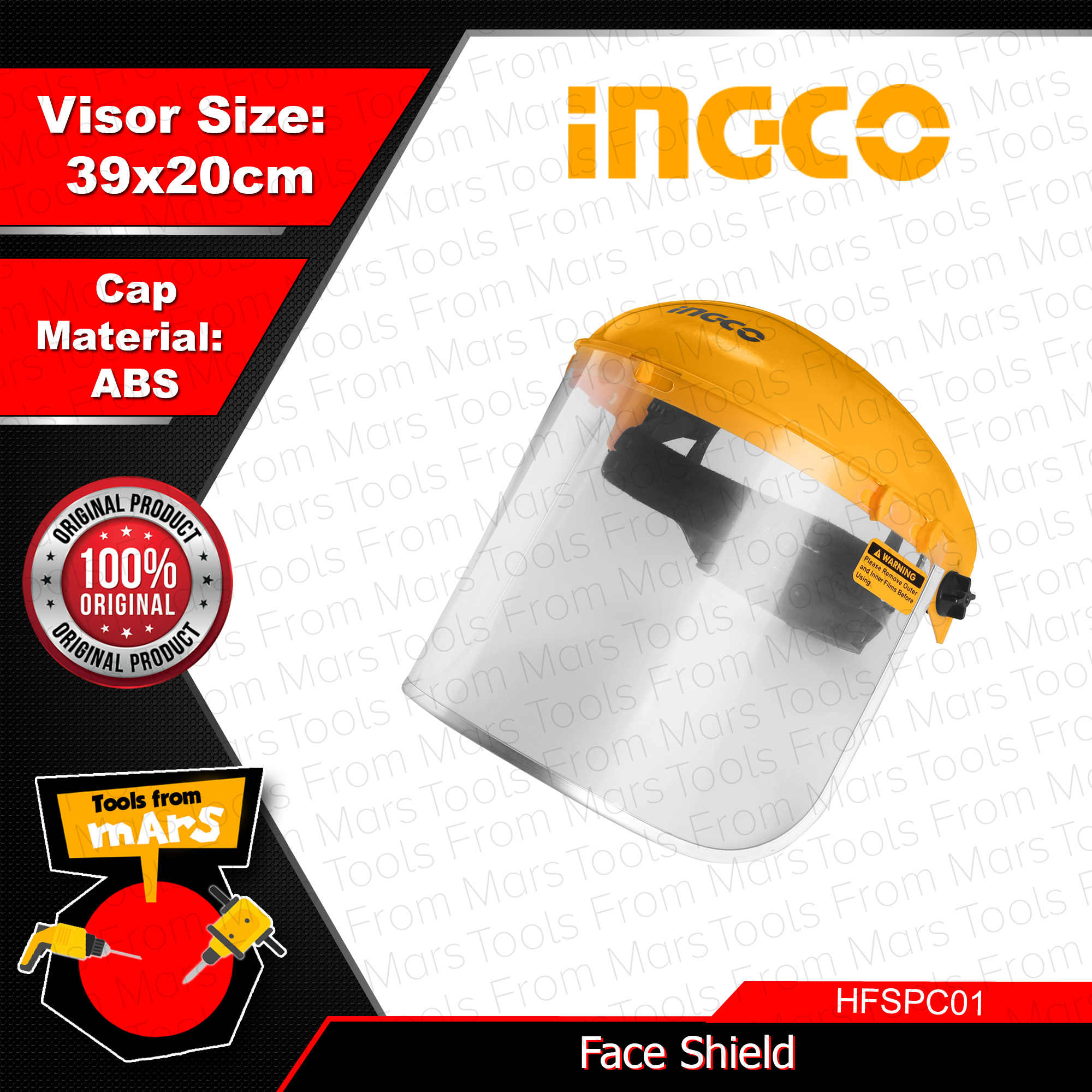 INGCO Face Shield HFSPC01 IHT Lazada PH