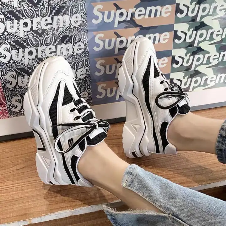 supreme platform sneakers