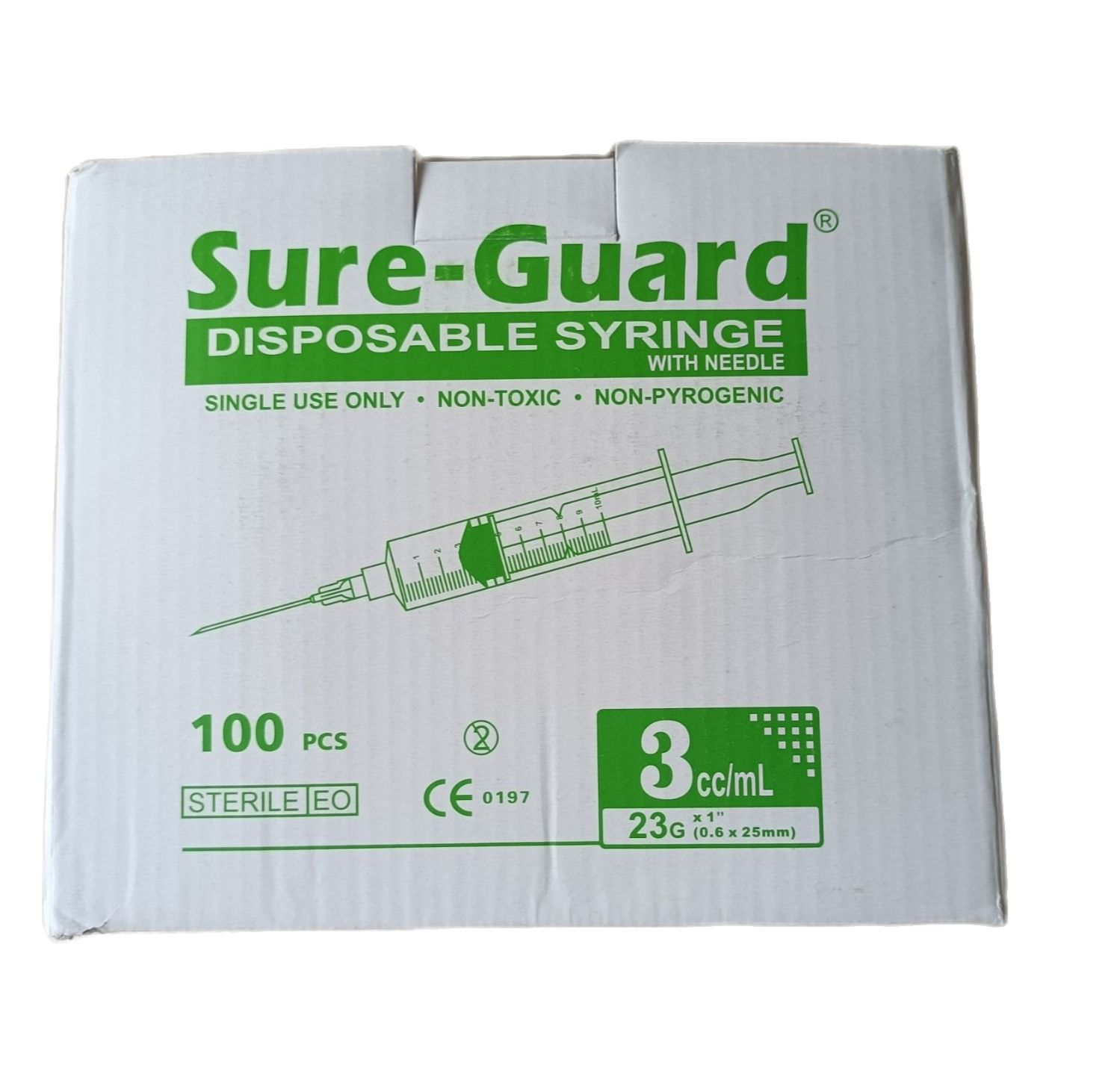 3cc Sureguard Disposable Syringe 100Pcs Lazada PH