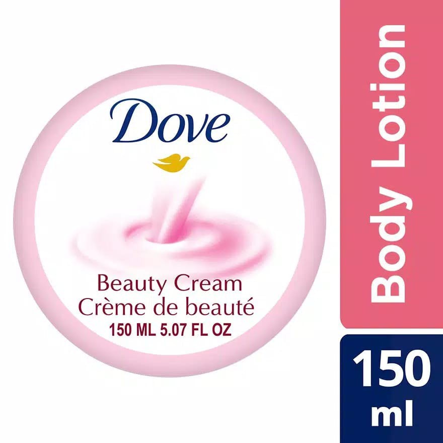 Dove Beauty Cream 150mL; A luxurious moisturizing body cream with a