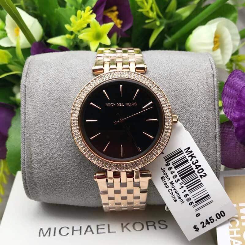 Michael Kors Black Stainless Steel and Rose Gold Plated Steel Parker MK5885  Womens Wristwatch 39 mm price in Saudi Arabia  Compare Prices