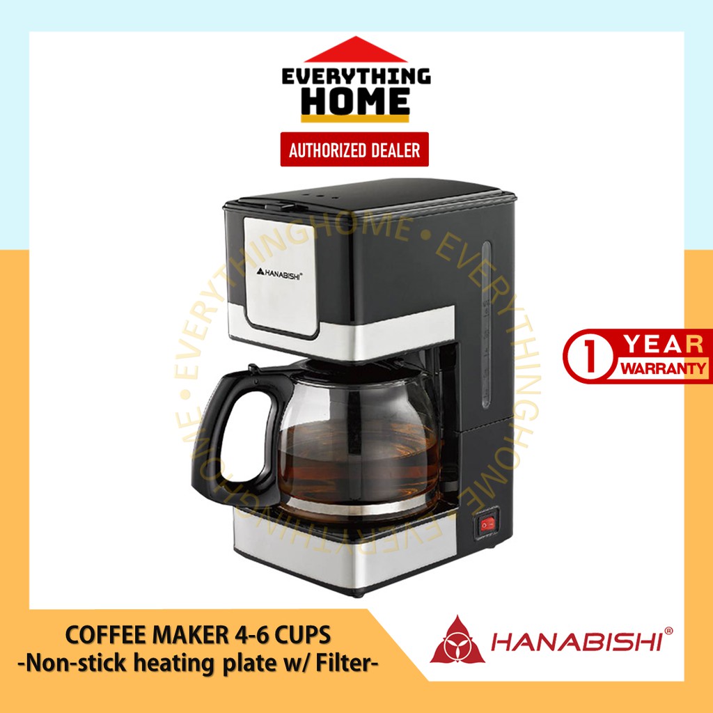 Hanabishi Coffee Maker (46 Cups) HCM 15XB Lazada PH