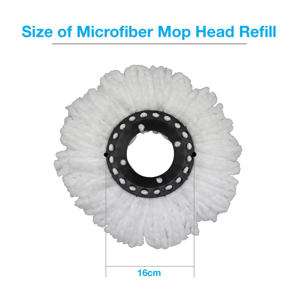 [Ready Stock] Home Gallery ZT27 Tornado Mop Microfiber Mophead Refill