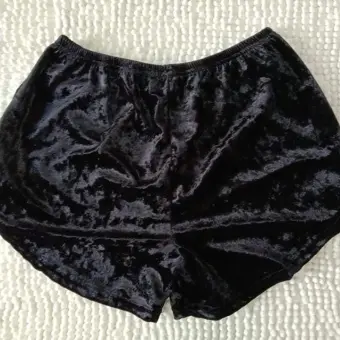 cheap velvet shorts