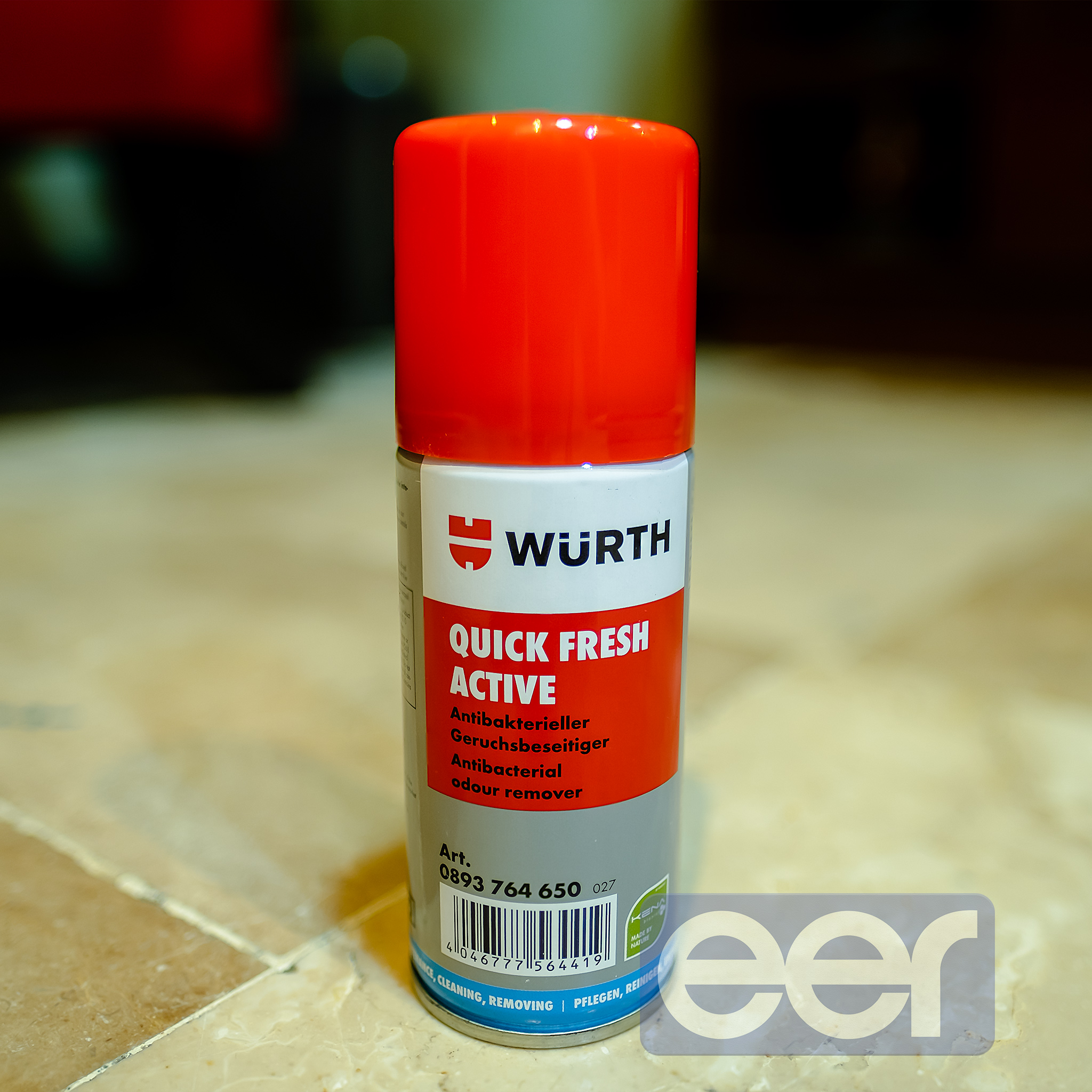 WURTH QUICK FRESH ACTIVE BAC TO ZERO DO IT YOURSELF ODOR BACTERIA ELIMINATOR FOR CAR AIRCON
