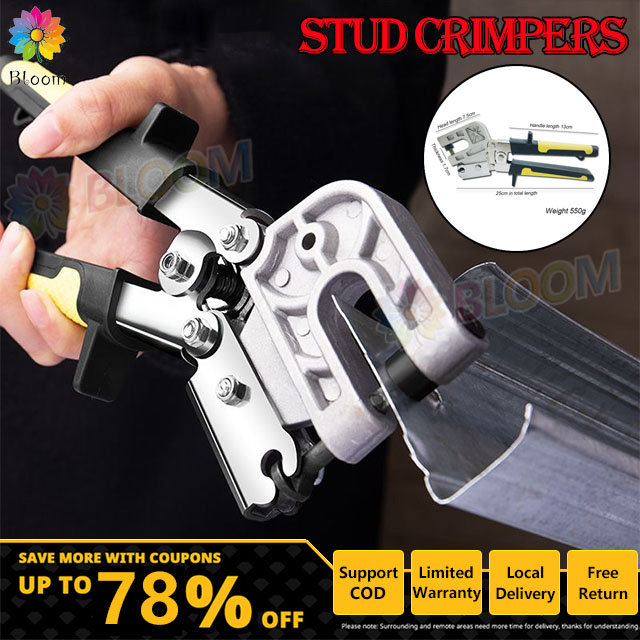 Metal Studs Nailless Crimper Plaster Board Drywall Pliers For Fastening ...