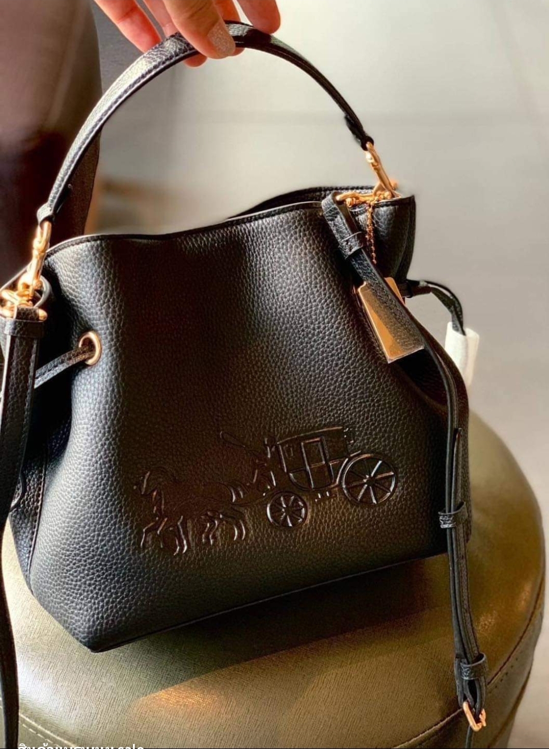 Original Coach CA164 Andy Leather Crossbody Bag Black Lazada PH