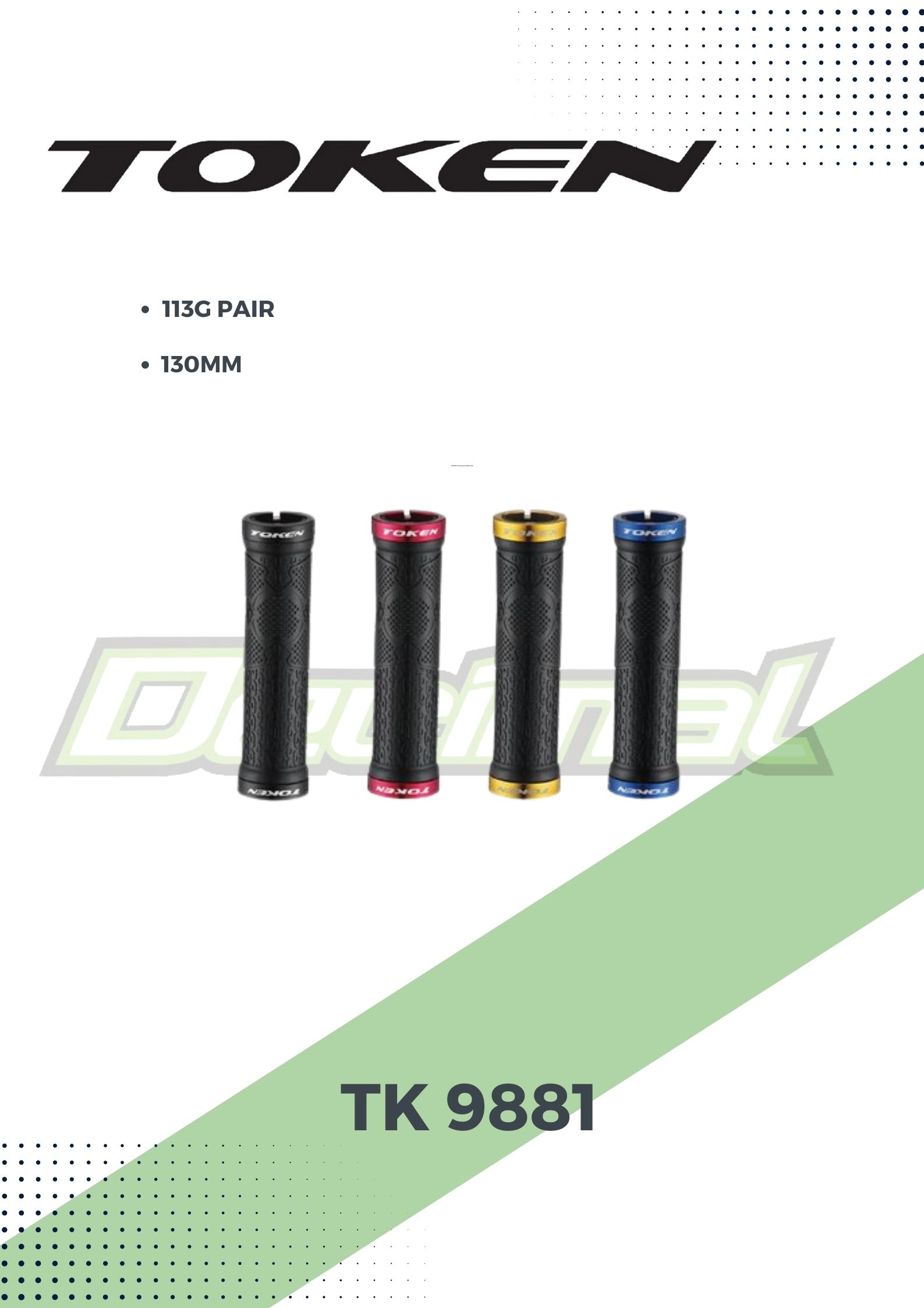 token flat handlebar grips