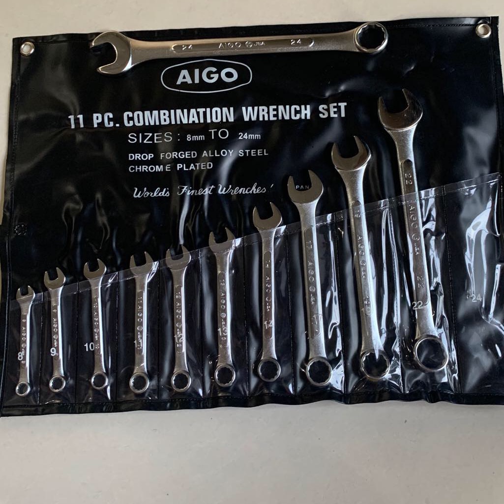 11pcs Aigo Combination Wrench Set 8mm24mm (Japan) Lazada PH