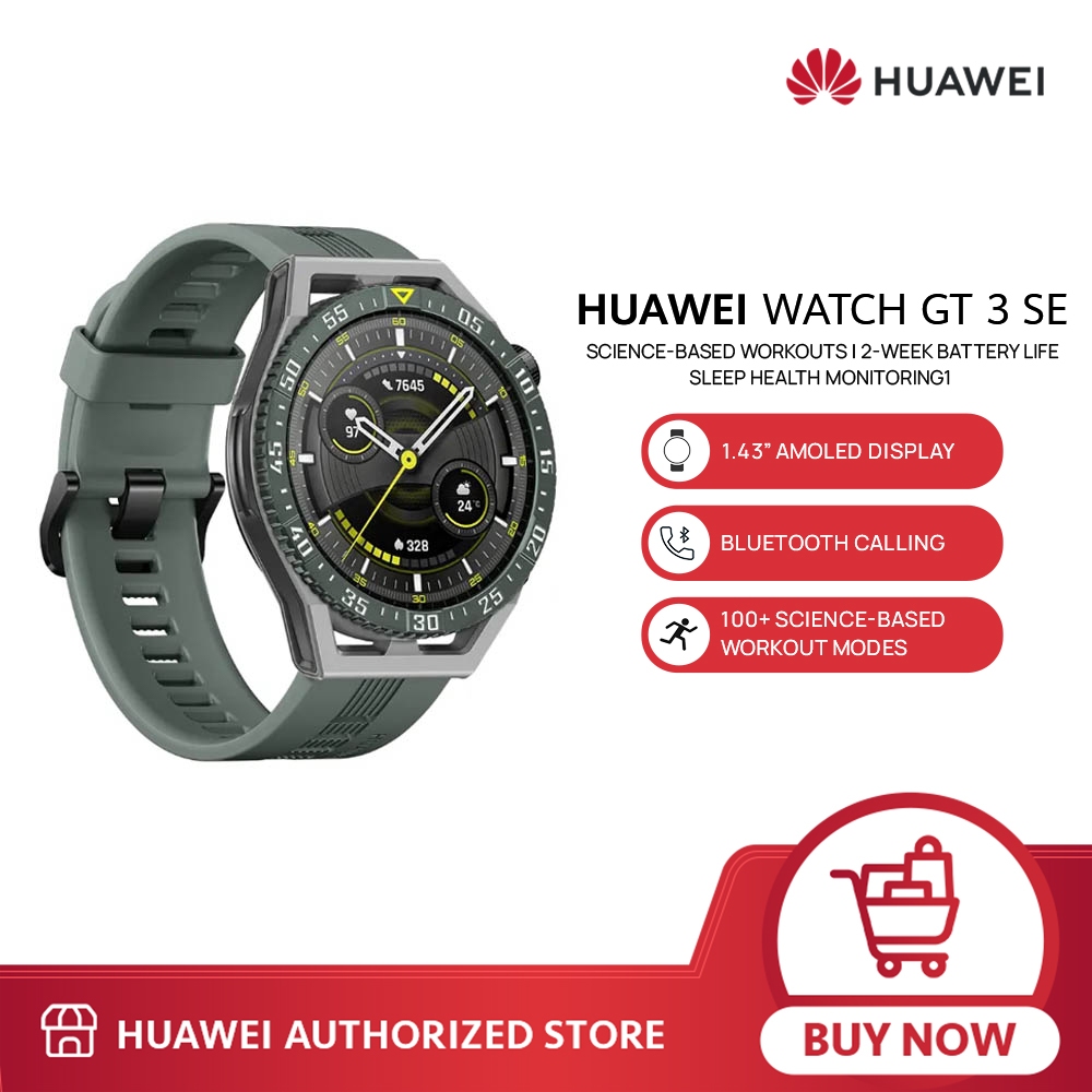 HUAWEI Watch GT 3 SE Smartwatch, Sleek and Stylish, Science-Based Workouts,  Sleep Monitoring, Two-Week Battery Life, Diverse Watch Face Designs