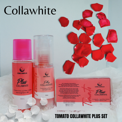 COLLAWHITE PLUS TOMATO SKIN CARE SET, ANTIAGING, BRIGHTENING, ANTI