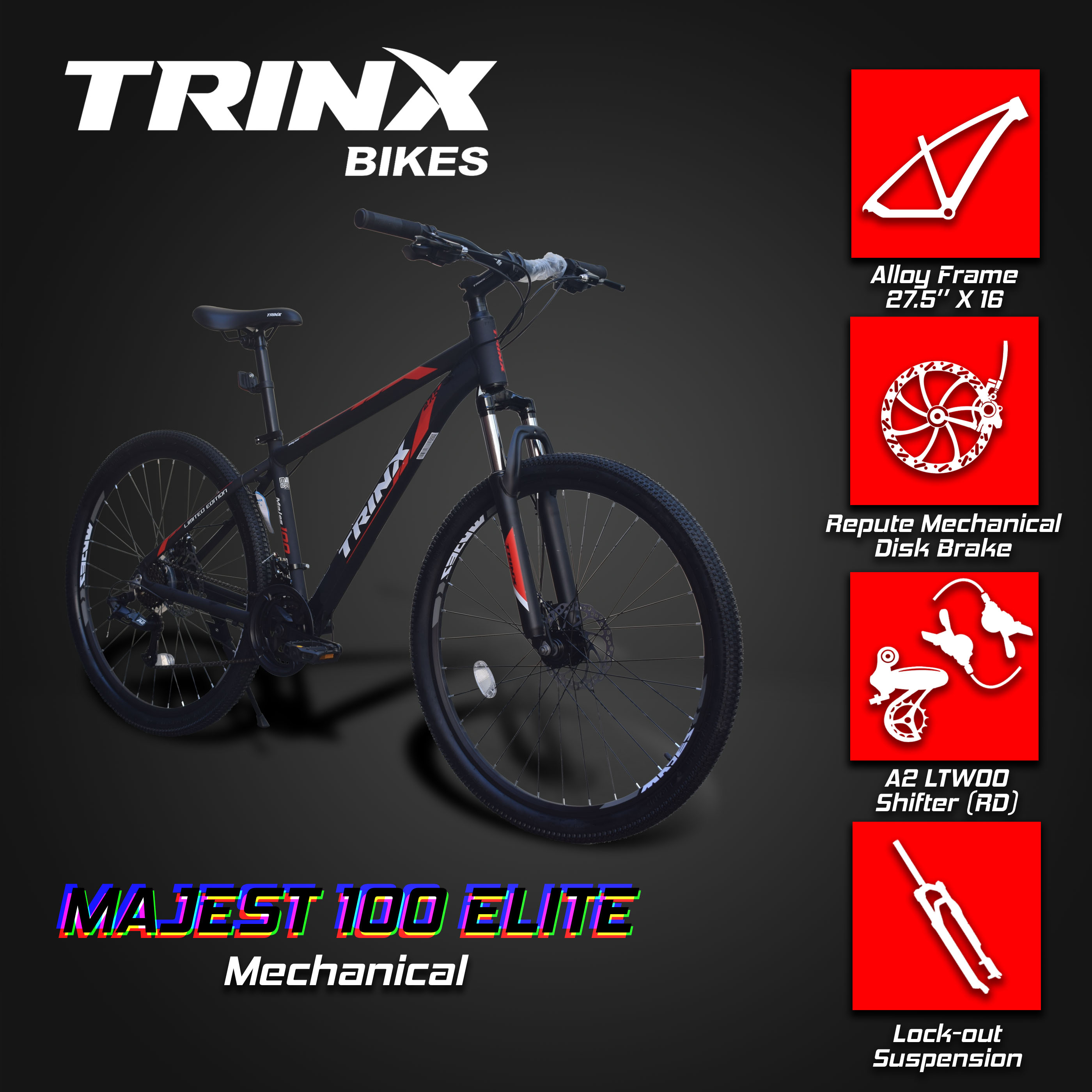 trinx m100 black