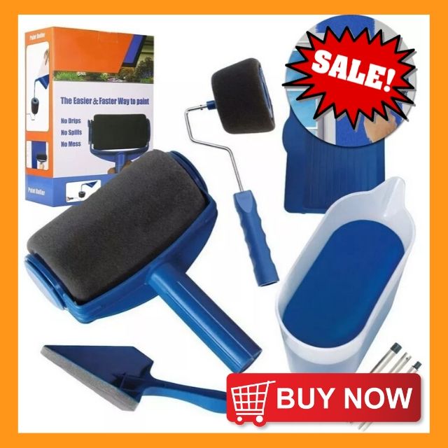 Paint Roller 6in1 Tool Set Clever paintbrush Washable Refillable Paint Roller Clever Paintbrush