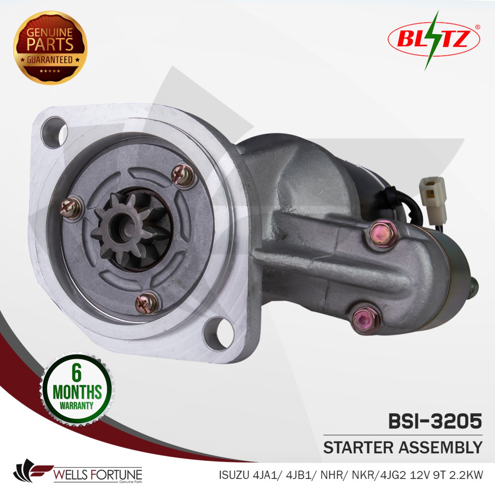 ISUZU用 4jb1 スタータ 24v 新品 - www.top4all.pl