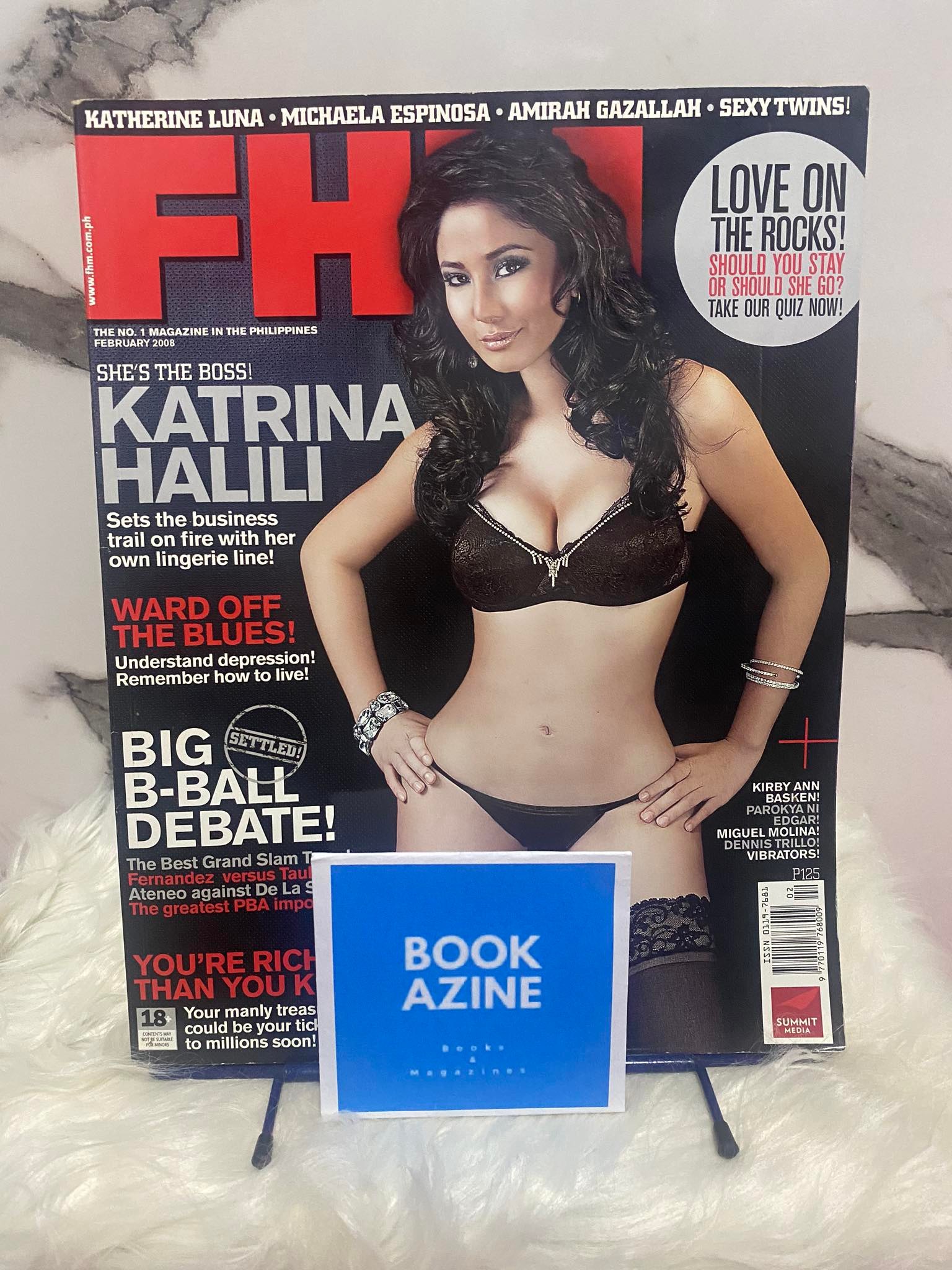 FHM Magazine February 2008 Katrina Halili Lazada PH