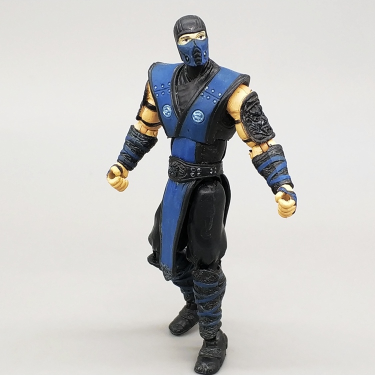 3.75 inch doll Mortal Kombat figure Mortal Kombat Scorpion Sub Zero ...