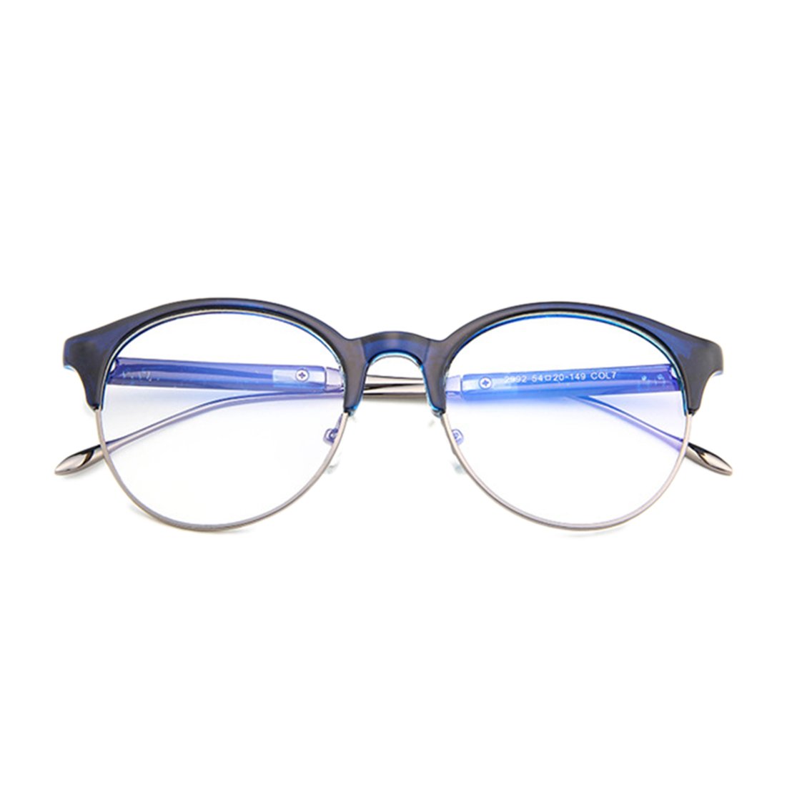 half plastic half metal glasses