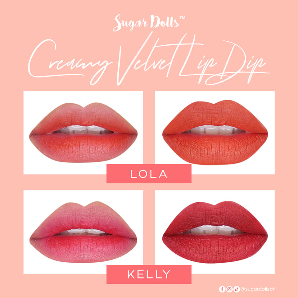 sugar dolls creamy velvet lip dip