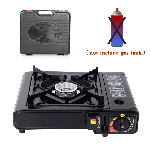 Camping Accessories Portable Gas Grill - RFAIKA Outdoor Windproof Butane  Camp Stove, Gas Tank And Liquefied Gas Tank Can be Used, With Portable Box  to