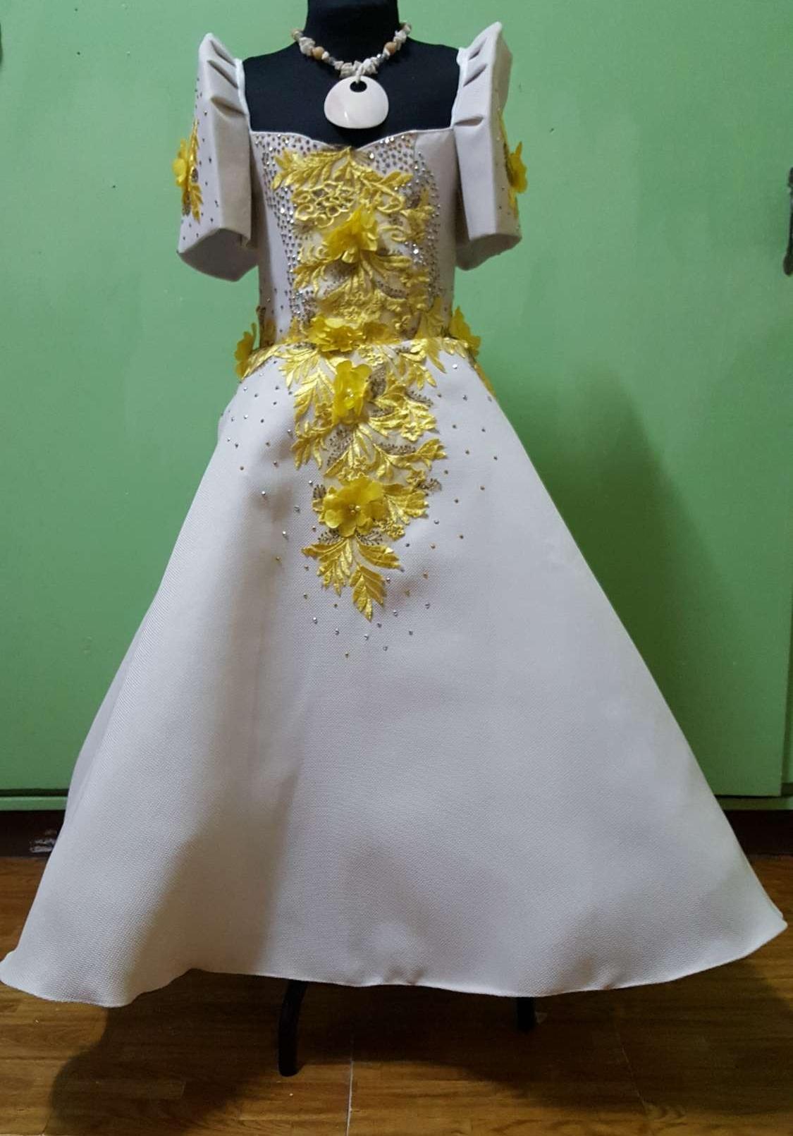 filipiniana costume design