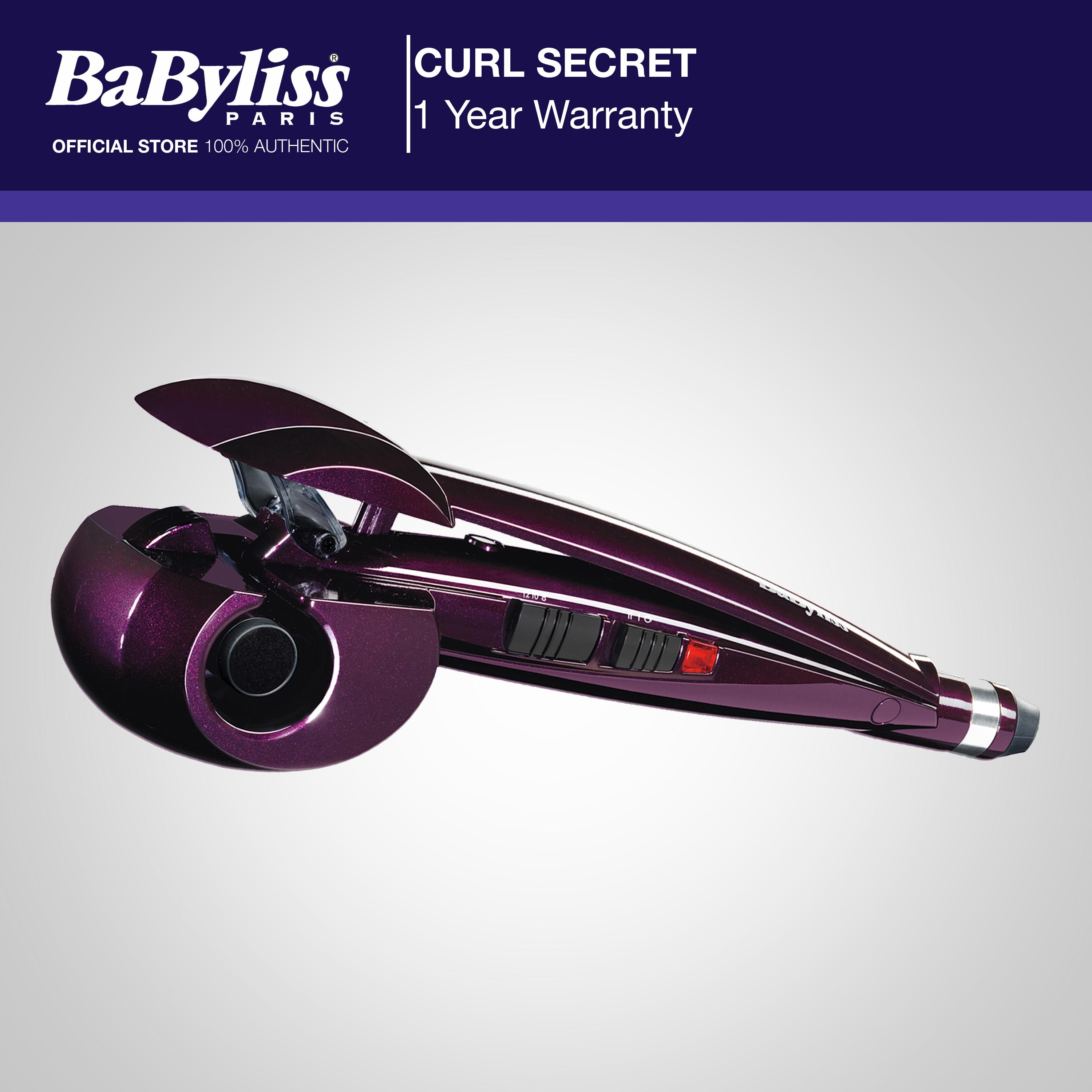babyliss curling iron heat settings