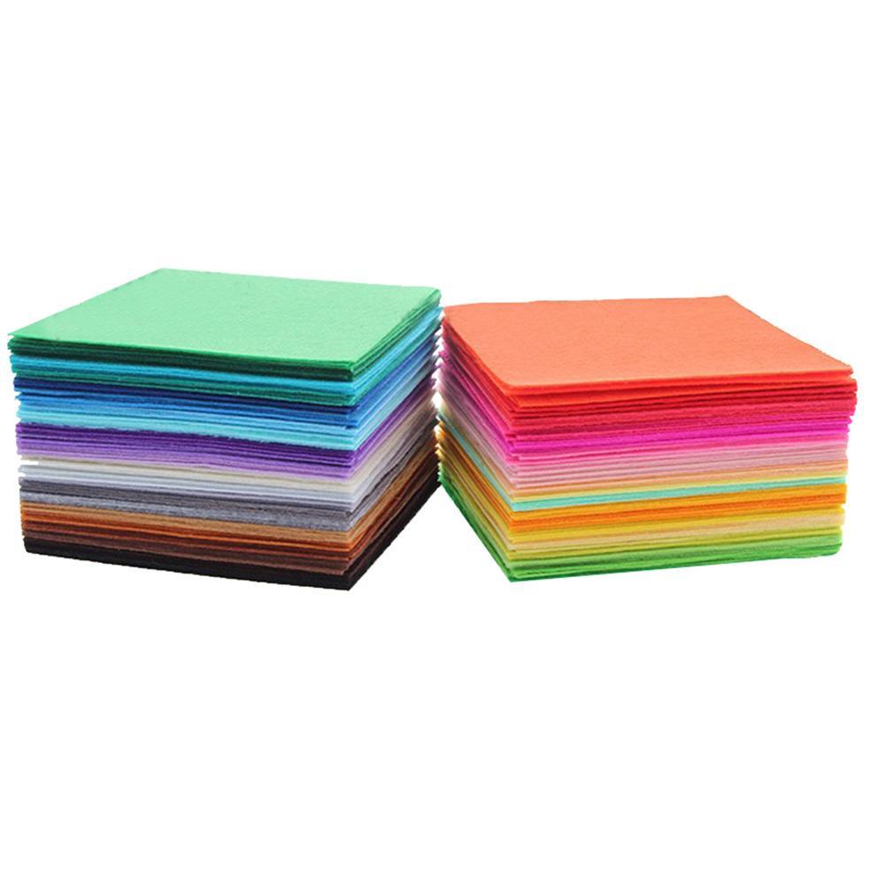 40pcs Non-Woven Polyester Cloth DIY Crafts Felt Fabric Sewing Accessories
