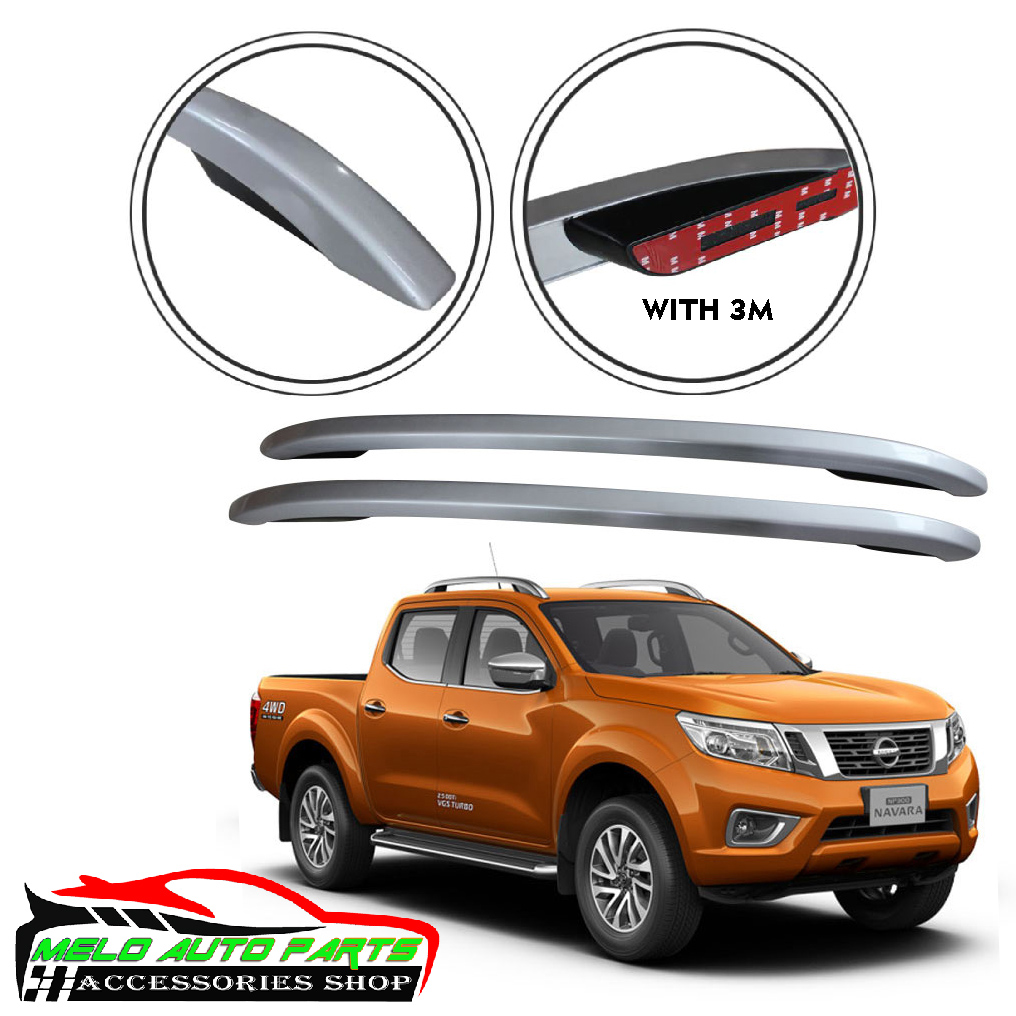NISSAN NAVARA NP300 DOUBLE CAB ALUMINIUM ROOF RAILS BARS ROOF RACK BARS