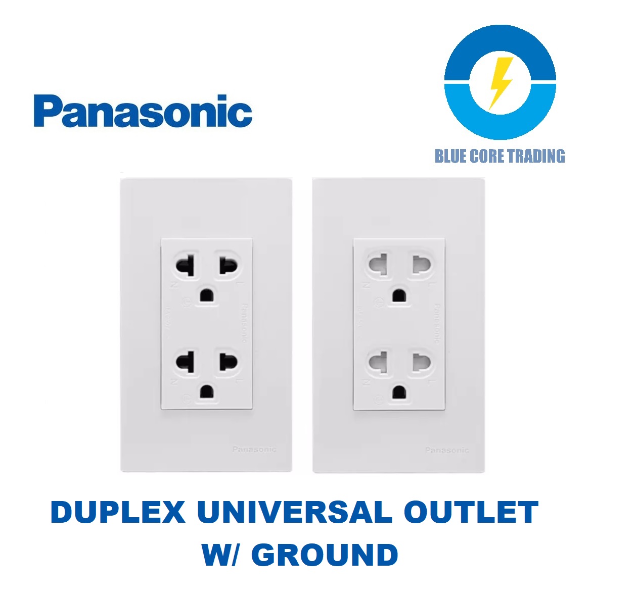 Panasonic Wide Series Wiring Devices Duplex Universal Outlet With