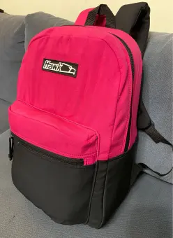 hawk bag pink and black