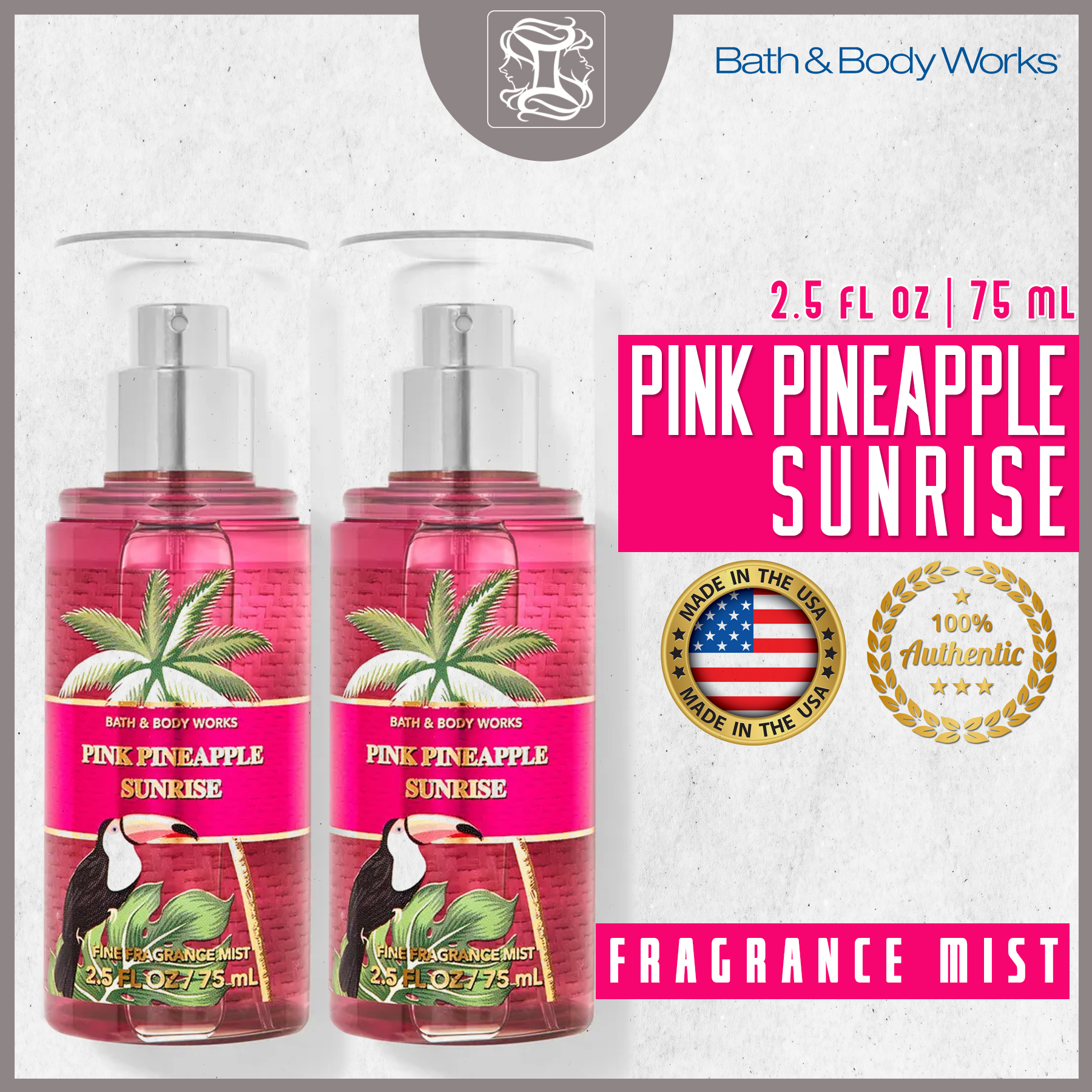 Bath & Body Works PINK PINEAPPLE SUNRISE Fragrance Mist 236ml