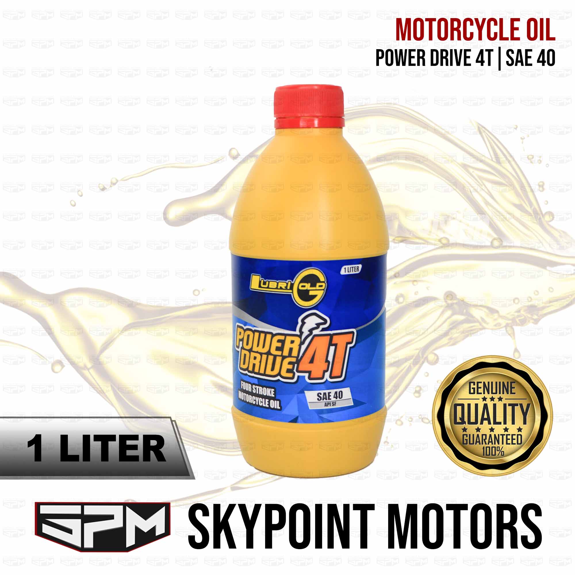 LUBRIGOLD POWER DRIVE 4T SAE 40 Engine Oil 1L (9408164) Lazada PH