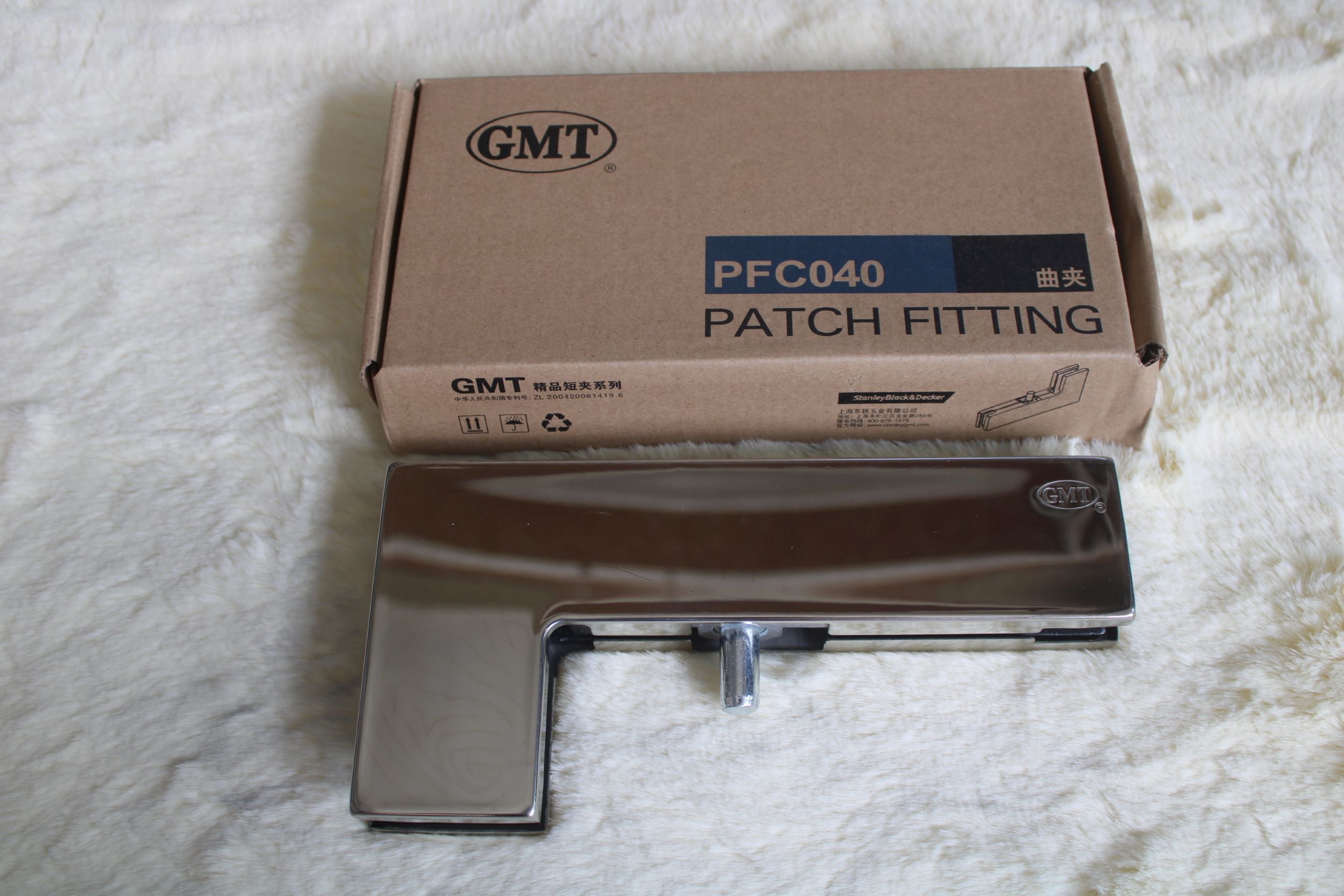 GMT Glass patch fittings top patch bottom patch patch lock l type