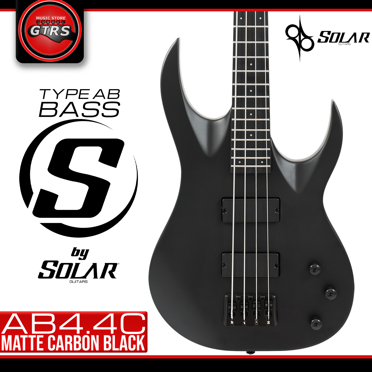 Solar Guitars - S By Solar Series Type AB Bass - AB4.4C Electric