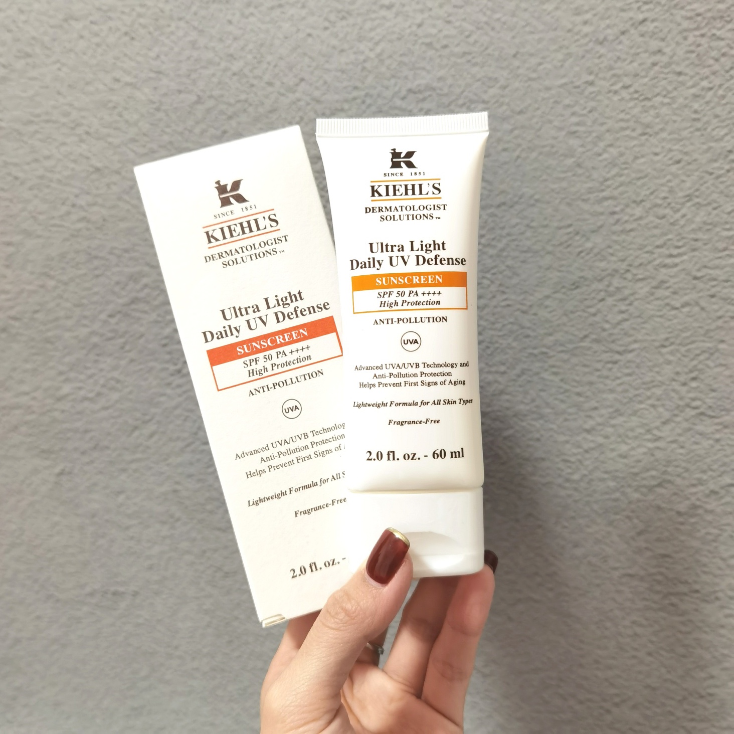 【Authentic Authorization】Kiehl's Kiehl's Sunscreen 60ml Antioxidant