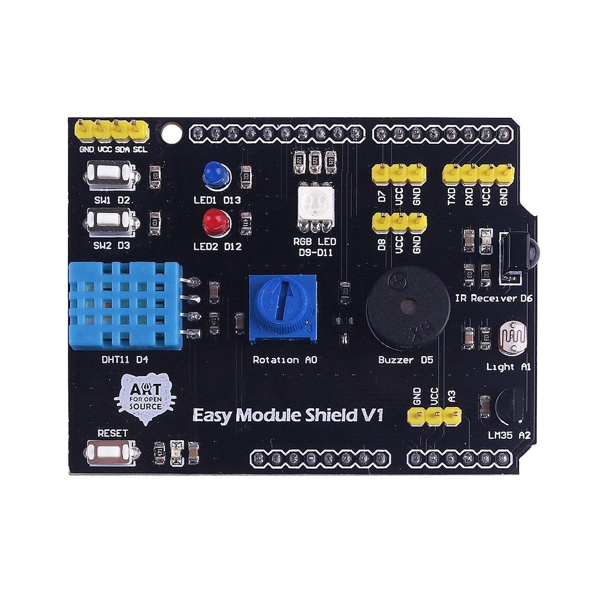 Multifunction Extension Board DHT11 LM35 Temperature Humidity For Arduino UNO R3