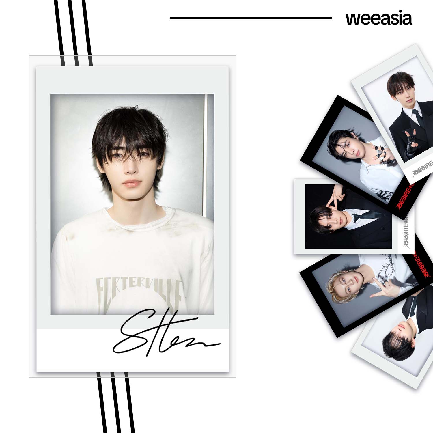 ENHYPEN DESIRE : UNLEASH ALBUM INSTAX INSPIRED KPOP PHOTOCARD HD