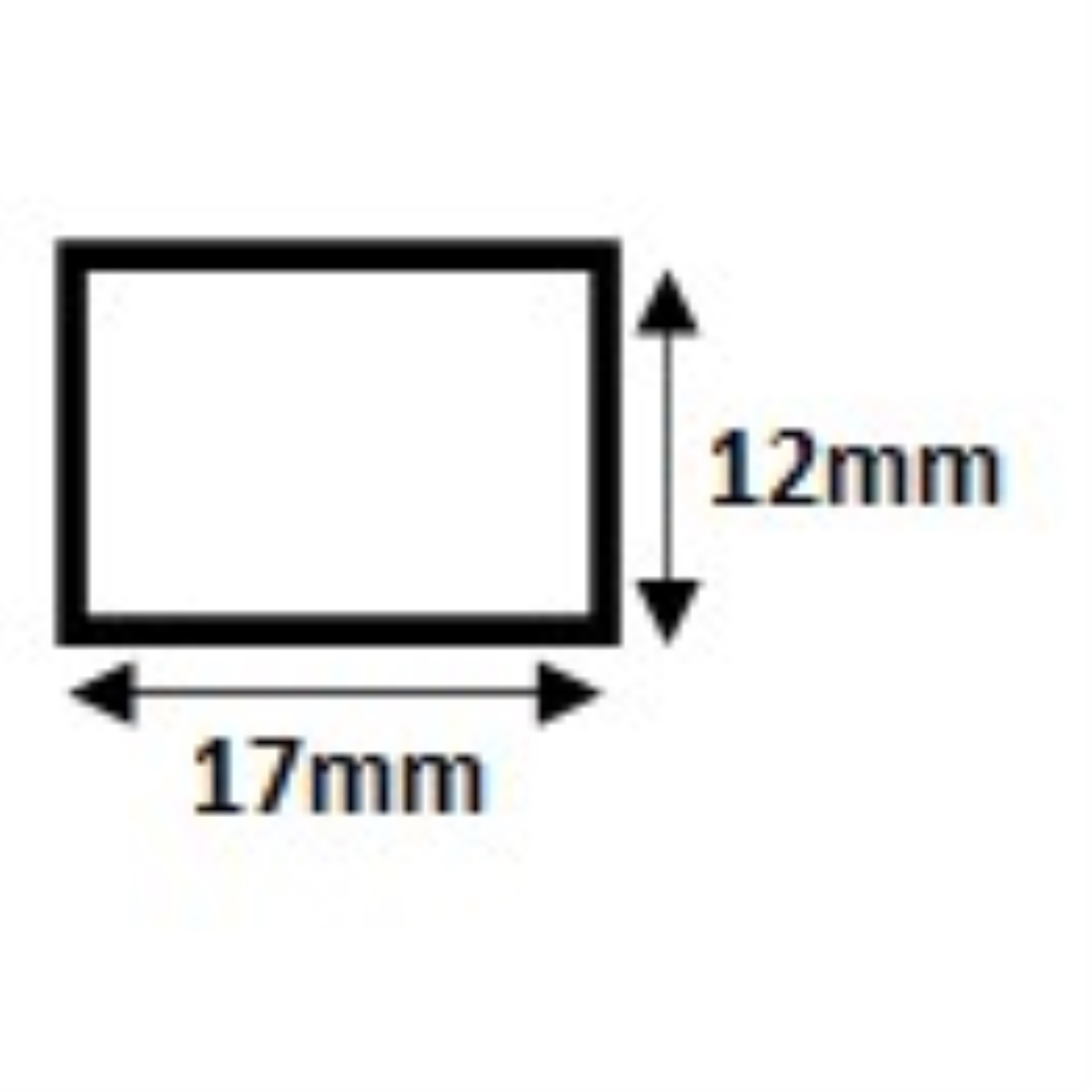 uPVC Electric Wire Moulding Cable Trunking (Cut 2x 1.22m)