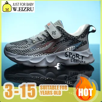 kids slip on running shoes