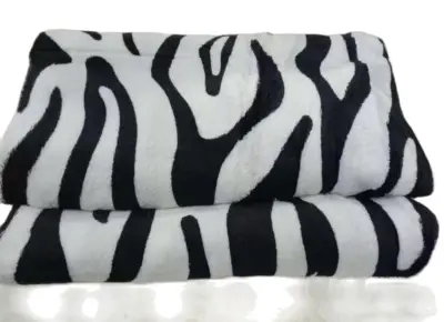 Double Size Fleece Blanket Abstract Design Microfiber Made Blanket Kumot