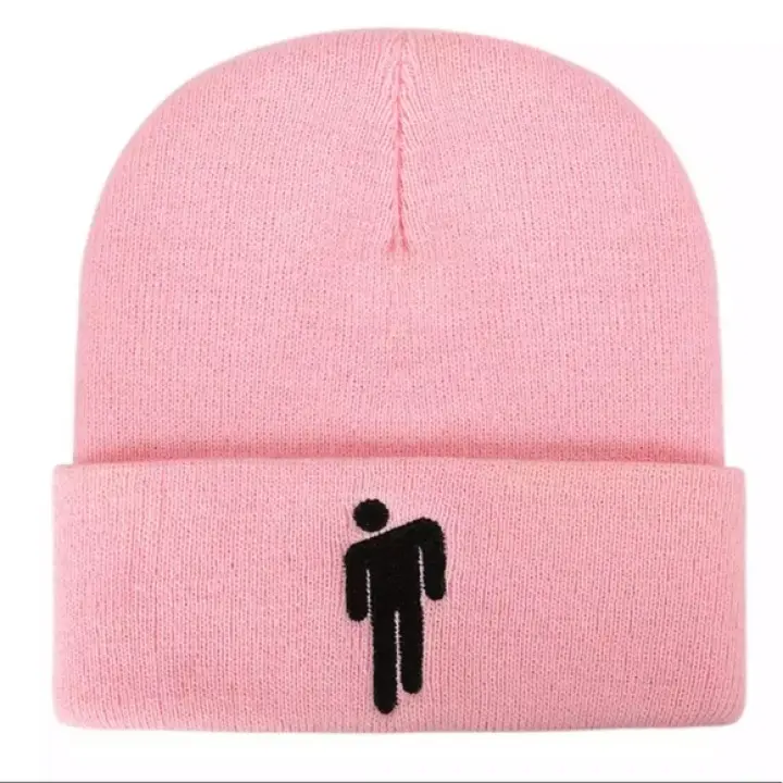 Pink billie eilish beanie Clearance