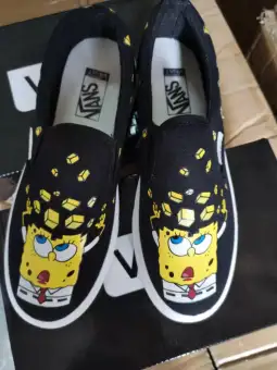 spongebob black shoes