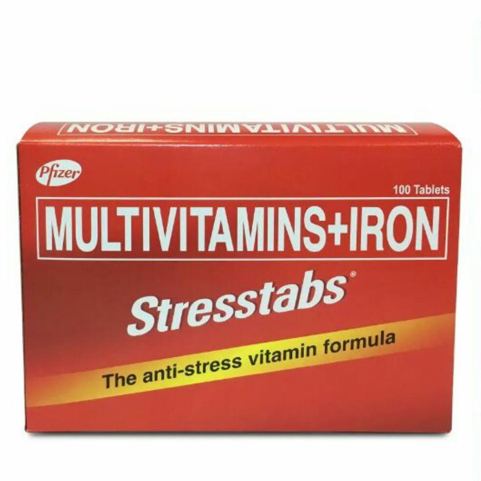 Stresstabs Multivitamins + iron 100 tablets Lazada PH