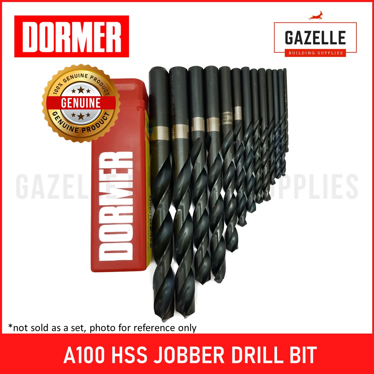Dormer A100.38 HSS Jobber Drill Bit For Almost All Kind Of