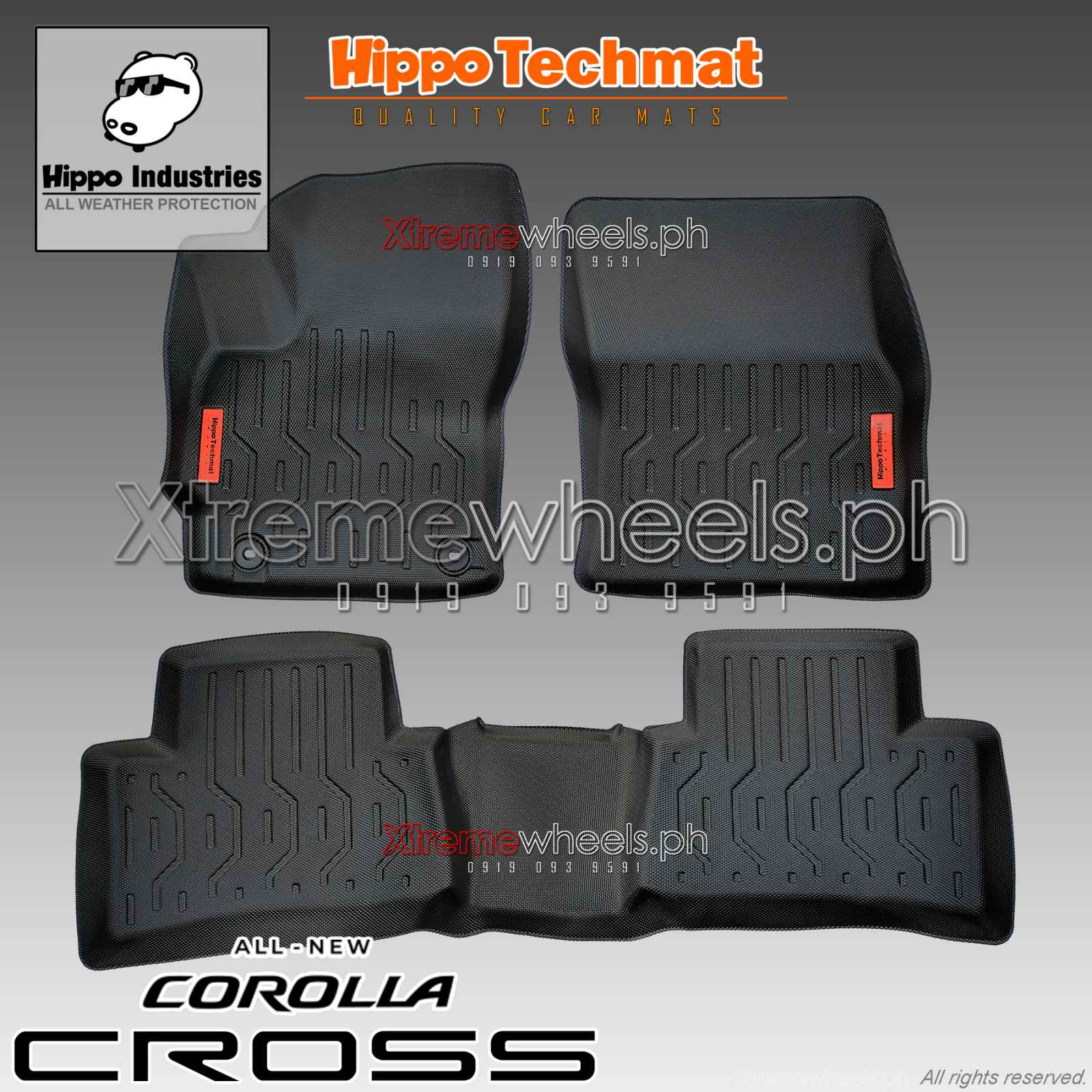 Toyota Corolla Cross E G V GRS / hybrid 2020 to 2025 Deep Dish matting