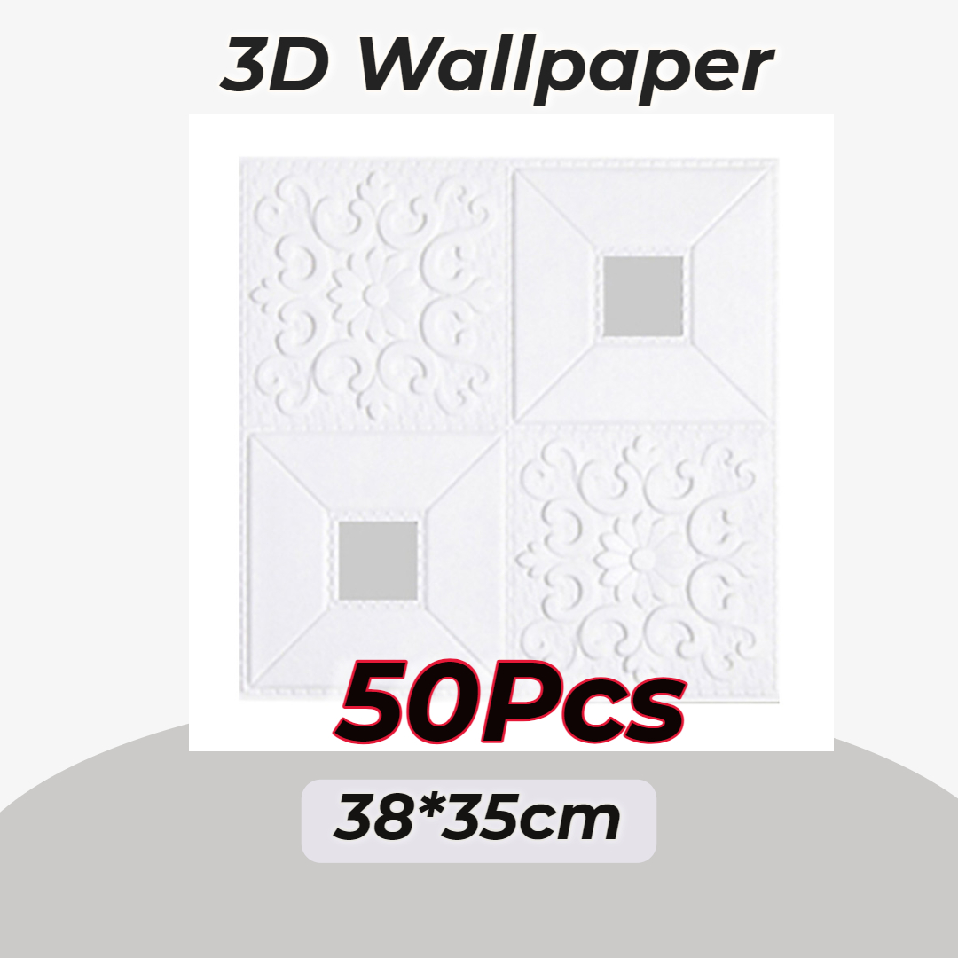 Saashi 3D Brick Wall Foam Sticker (Waterproof Panel 35cm)