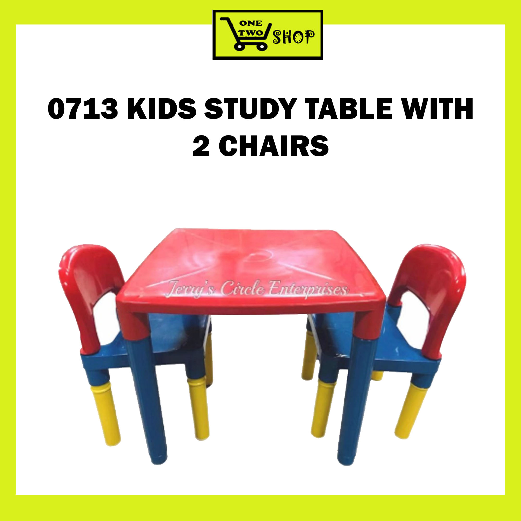 study table with 2 chairs