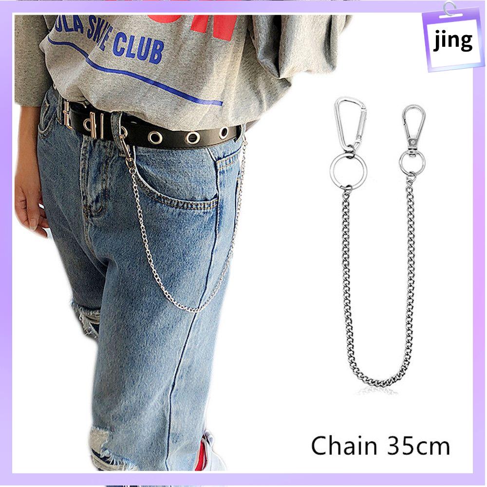 Pants Chain Silver Metal Wallet Belt Chain Rock Punk Trousers Hipster Pant  Jean Keychain Jewelry